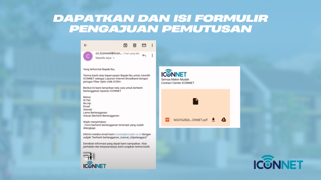 Masih Bingung? Begini Cara Berhenti Langganan ICONNET via WA, Email, dan Telepon! 3 cara berhenti langganan iconnet
