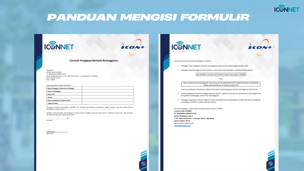 Masih Bingung? Begini Cara Berhenti Langganan ICONNET via WA, Email, dan Telepon! 4 cara berhenti langganan iconnet