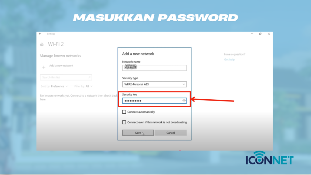 cara menyembunyikan wifi iconnet