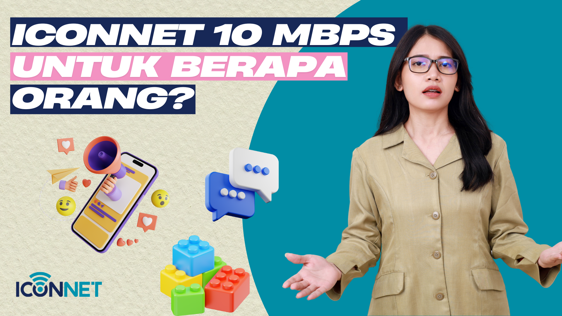 apakah iconnet 10 mbps untuk berapa orang
